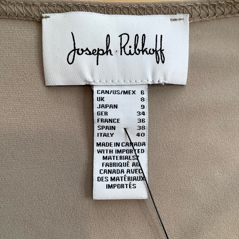 JOSEPH RIBKOFF Two Tone Colour Block Midi Cocktail Dress NWT 6 - Picture 11 of 13